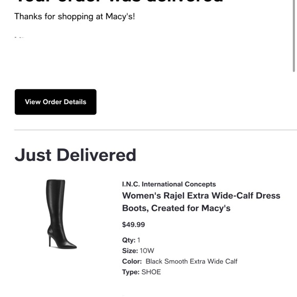 INC Rajel Extra Wide Calf Boot (2024) - Picture 4 of 5